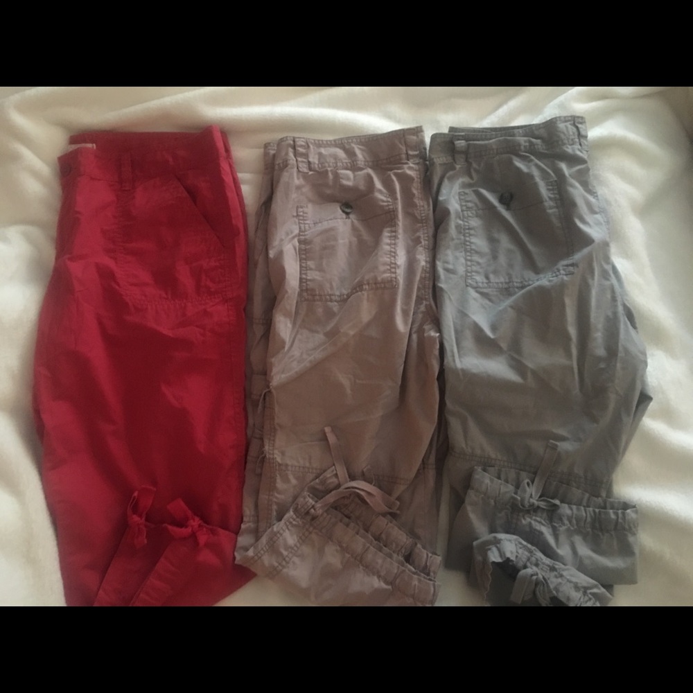 Ann Taylor Loft Cargo Capri bundle size 14